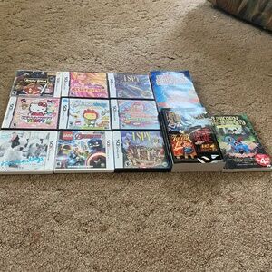 Ds games and children books